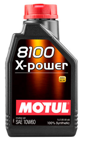 10W60 8100 X-Power Oil (1 Liter) - Motul 106142