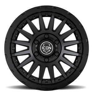 ICON Recon Pro 18x9 6 x 5.5 25mm Offset 6in BS 95.1mm Bore Satin Black Wheel