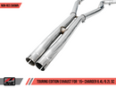 AWE Touring Edition Exhaust for 15+ Charger 6.4 / 6.2 SC - Non-Resonated - Chrome Silver Tips-3
