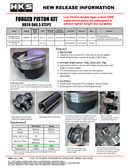 HKS Step2 Forged Piston Kit For RB26 - 86.5mm Bore-3