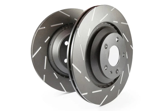 EBC 08-16 Mitsubishi Lancer Evo 10 2.0 Turbo (1 piece rotor) USR Slotted Rear Rotors