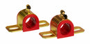 Prothane Universal 90 Deg Greasable Sway Bar Bushings - 31MM - Type B Bracket - Red-1