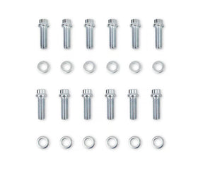 Mr. Gasket Intake Manifold Bolt Set 3/8-20 x 1.00 Inch - 12-Point Head with Washers