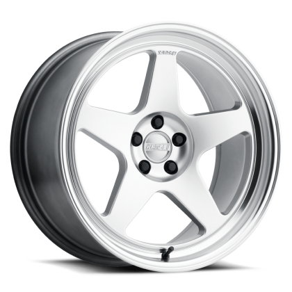 Kansei K12H Knp 19x10.5in / 5x112 BP / 35mm Offset / 66.56mm Bore - Hyper Silver Wheel