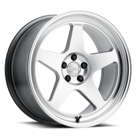Kansei K12H Knp 19x9.5in / 5x112 BP / 22mm Offset / 66.56mm Bore - Hyper Silver Wheel