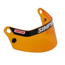 SIMPSON SD1 VISOR AMBER ANTIFOG/SCRATCH