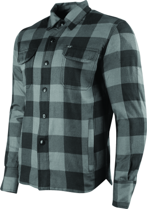 Speed and Strength True Grit Armored Moto Shirt Grey - Large