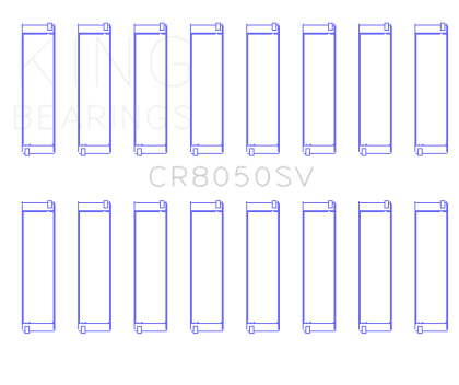 King 11+ BMW S63/S63N/N63/N63N Rod Bearing Set