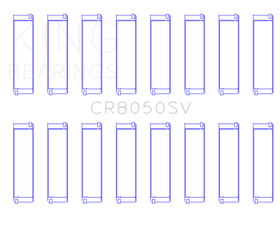 King 11+ BMW S63/S63N/N63/N63N Rod Bearing Set - 0