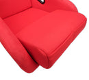NRG FRP Bucket Seat (Red Cloth) - Large-9