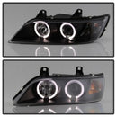 Spyder BMW Z3 96-02 Projector Headlights LED Halo Black High H1 Low H1 PRO-YD-BMWZ396-HL-BK-12