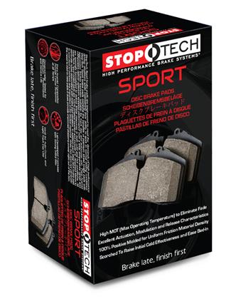 StopTech Performance 04-07 STi / 03-06 Evo / 08-10 Evo / 10+ Camaro Front Brake Pads - 0