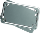 Kuryakyn License Frame & Backing Plate Set 4in X 7in Chrome-1