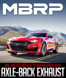 MBRP BLACK SERIES AXLE-BACK EXHAUST: 2016–2019 CHEVY CAMARO SS-2