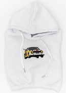 pizzabrand plus Audi Sport quattro S1 Cropped Hoodie - White-3