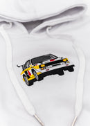 pizzabrand plus Audi Sport quattro S1 Cropped Hoodie - White-1