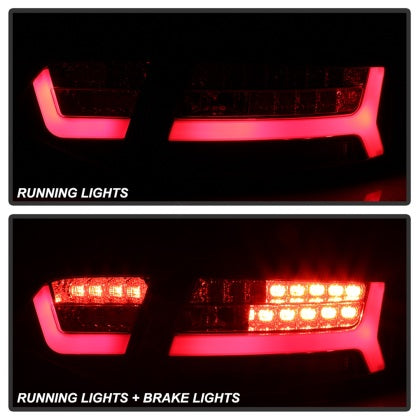 Spyder Auto LED Tail Lights Black Audi A6 2009-2012