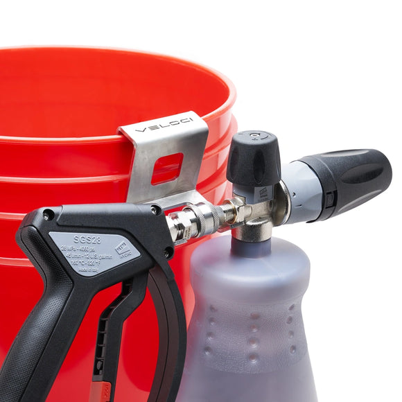 FOAMER WALL AND BUCKET BRACKET