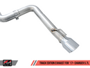 AWE Track Edition Exhaust for 17+ Charger 5.7 - Chrome Silver Tips-5