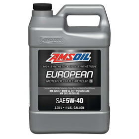 AMSOIL 5W-40 FS 100% Synthetic European Motor Oil Case of 4