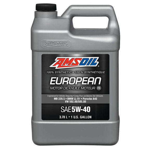 AMSOIL 5W-40 FS 100% Synthetic European Motor Oil 3.78 Liter Jug