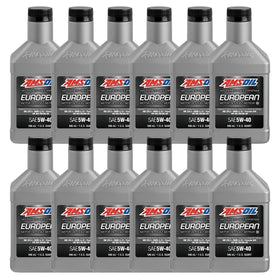AMSOIL 5W-40 FS 100% Synthetic European Motor Oil Case of 12