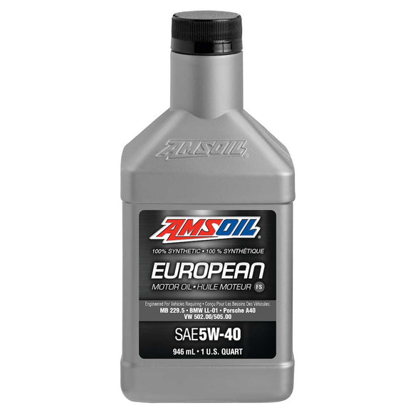 AMSOIL 5W-40 FS 100% Synthetic European Motor Oil 946 ml Bottle