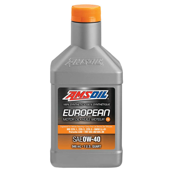 AMSOIL 0W-40 FS 100% Synthetic European Motor Oil 946 ml Bottle
