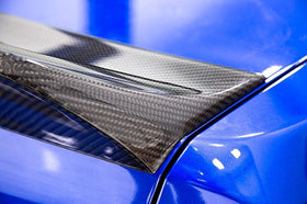 OLM Single Point Duckbill Trunk Spoiler (Carbon Fiber) - 15 WRX STI