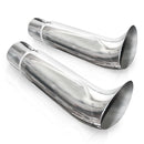 Stainless Works Elf Ear Exhaust Tips 2in Body 2in ID Inlet-1