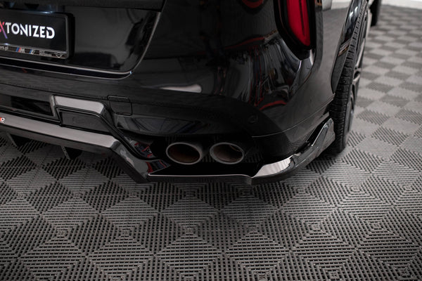 Maxton Design Central Rear Splitter (w/ Vertical Bars) - BMW X6 M F96