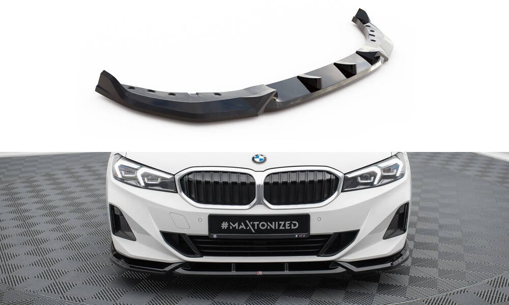 Maxton Design Front Splitter - BMW / 3 Sedan / G20 Touring / G21 Facelift | BM-3-21F-FD1G