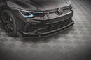 Maxton Design Front Splitter + Flaps V.2 - VW Golf R Mk8-5