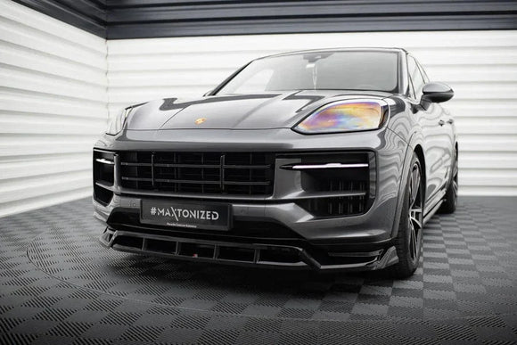 Maxton Design Front Splitter Porsche Cayenne SUV / Coupe Mk3 Facelift