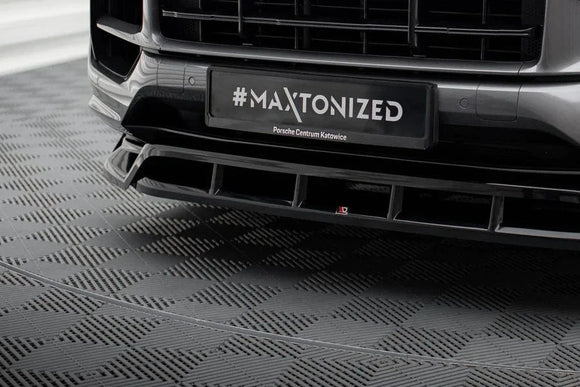 Maxton Design Front Splitter Porsche Cayenne SUV / Coupe Mk3 Facelift