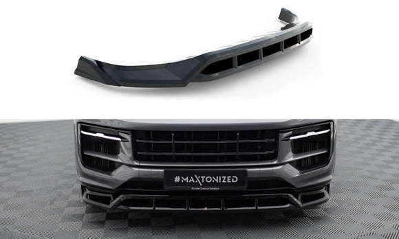 Maxton Design Front Splitter Porsche Cayenne SUV / Coupe Mk3 Facelift