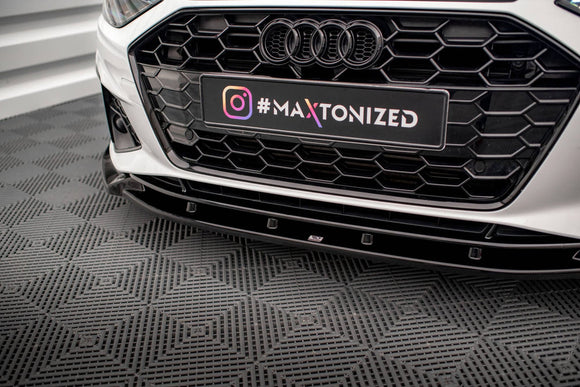 Maxton Design Front Splitter V.1 - Audi B9.5 / A4 S-Line / S4
