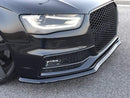 Maxton Design Front Splitter V.1 Audi S4 / A4 S-Line B8 FL | AU-S4-B8F-FD1G-5