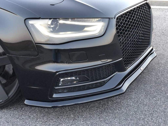 Maxton Design Front Splitter V.1 Audi S4 / A4 S-Line B8 FL | AU-S4-B8F-FD1G