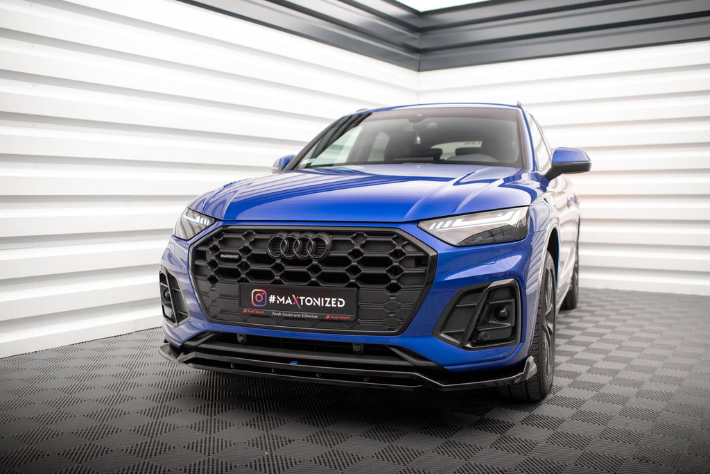 Maxton Design Front Splitter V.1 Audi SQ5 / Q5 S-Line SUV / Sportback Mk2 Facelift - 0