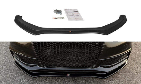 Maxton Design Front Splitter V.2 Audi S4 / A4 S-Line B8 FL