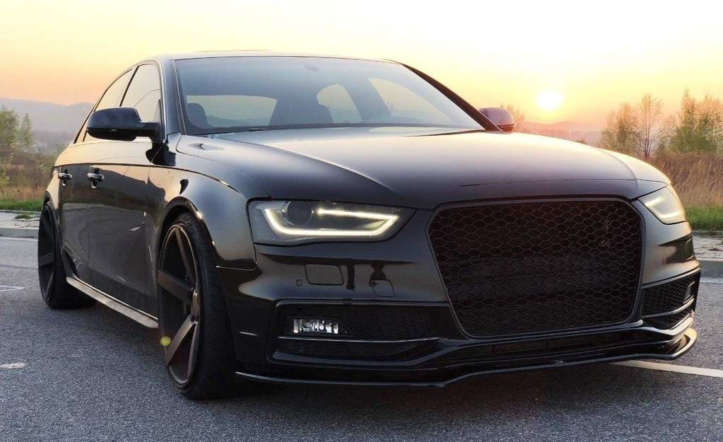 Maxton Design Front Splitter V.2 Audi S4 / A4 S-Line B8 FL - 0