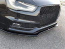 Maxton Design Front Splitter V.2 Audi S4 / A4 S-Line B8 FL-3