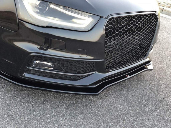 Maxton Design Front Splitter V.2 Audi S4 / A4 S-Line B8 FL