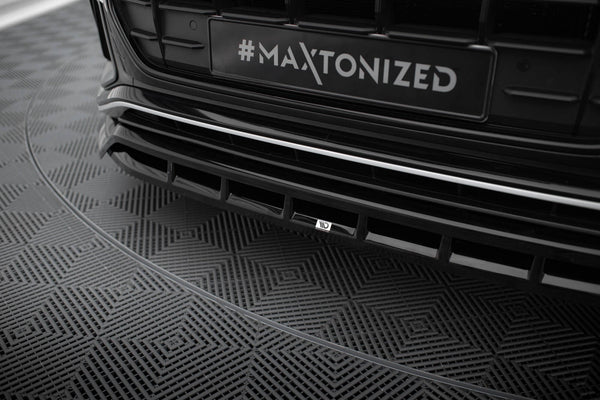 Maxton Design Front Splitter V.2 - Audi / Mk1 / SQ8 / Q8 S-Line | AU-SQ8-1-FD1G+FD1RG