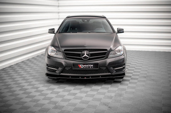 Maxton Design Front Splitter V.2 Mercedes-Benz C Coupe AMG-Line C204