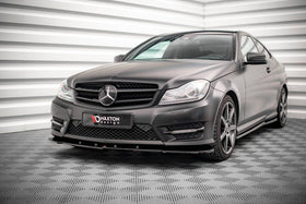 Maxton Design Front Splitter V.2 Mercedes-Benz C Coupe AMG-Line C204 - 0