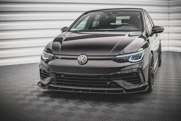 Maxton Design Front Splitter V.2 - VW Golf R Mk8