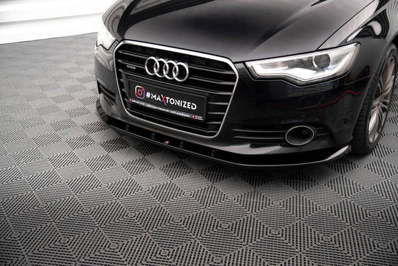 Maxton Design Front Splitter V.3 - Audi C7 A6 | AU-A6-C7-FD3G