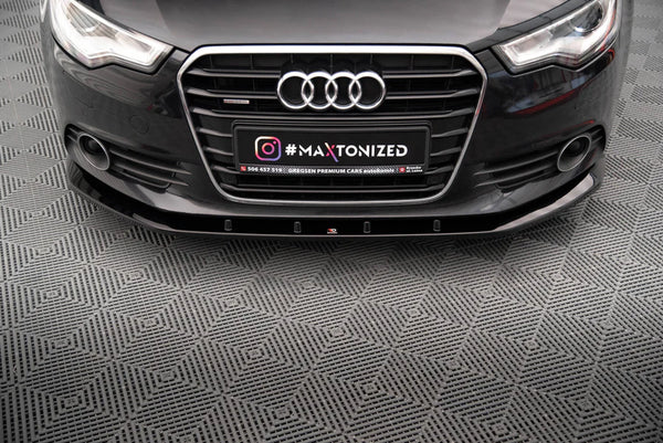 Maxton Design Front Splitter V.3 - Audi C7 A6 | AU-A6-C7-FD3G
